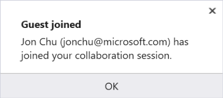 Notification de participation de Visual Studio