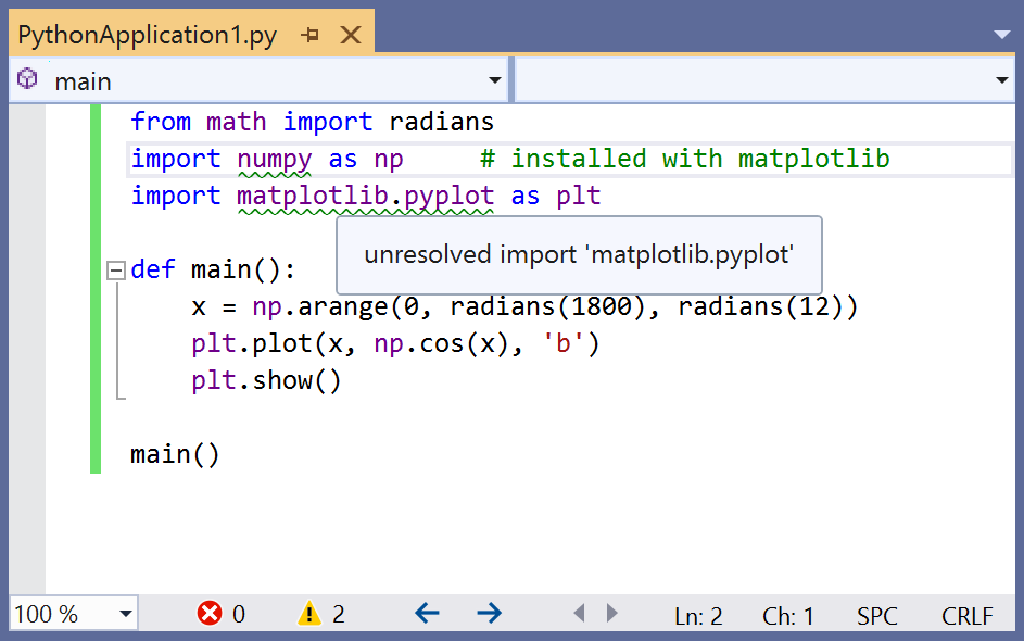 Unresolved package import