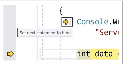 Cliquez pour définir l’instruction suivante