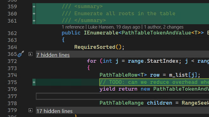 Vue Diff récapitulative