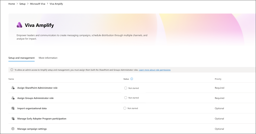 Capture d’écran de l’onglet Configuration et gestion.