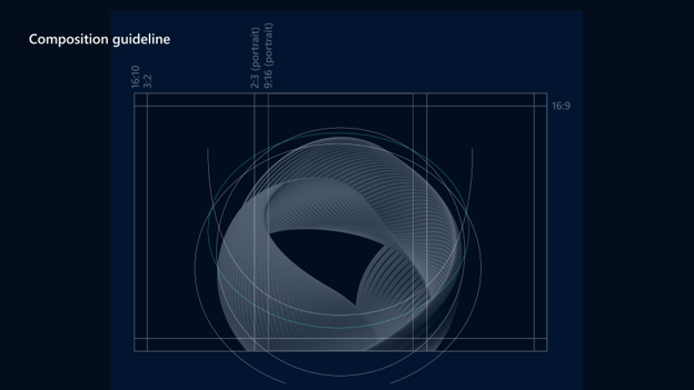 Image montrant les instructions de composition pour différents rapports d’aspect