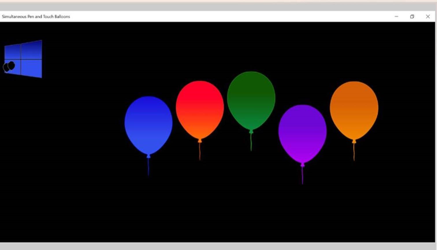 Capture d’écran montrant l’application simultanée de stylet et de bulles tactiles