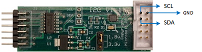 Image de l’adaptateur I2C.