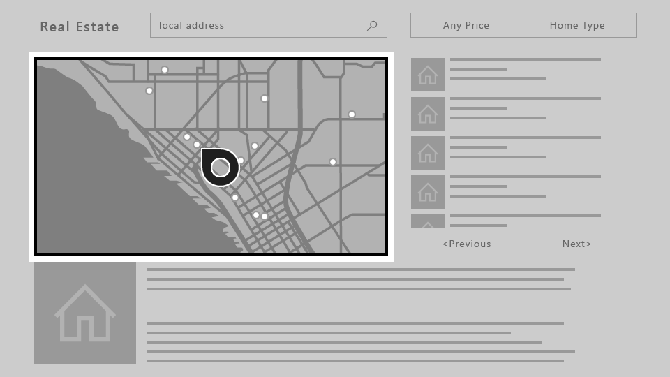 Mapper l’élément d’interface utilisateur à l’aide du mode souris