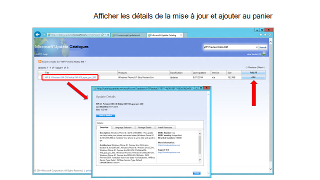 capture d’écran7 de la gestion des mises à jour des périphériques