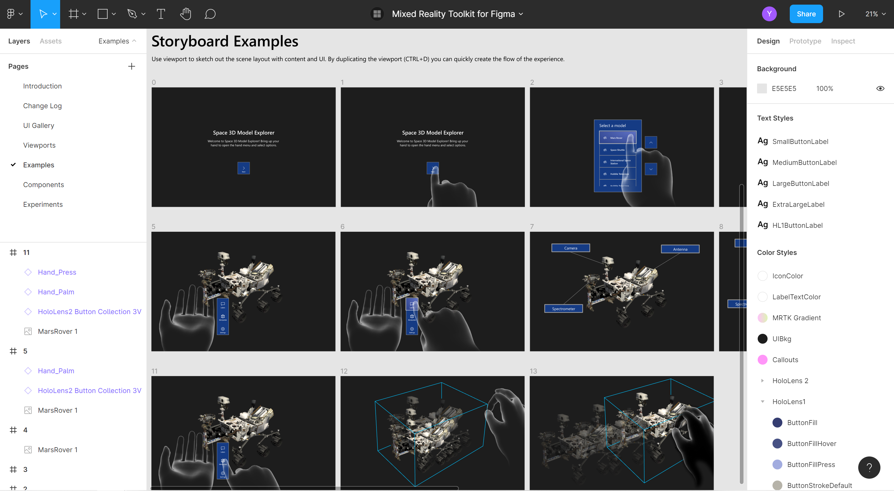 Exemple figma Toolkit - Storyboarding