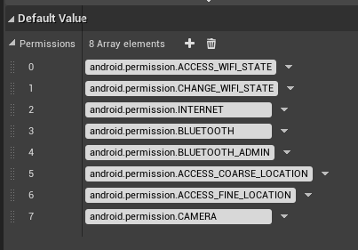 Définir des autorisations Android