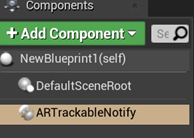 Composant ARTrackableNotify pour les ancres spatiales