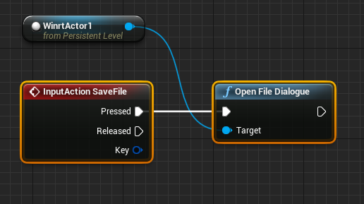 Configuration des nœuds dans le blueprint de niveau