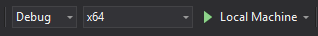 Déboguer; x64 ; Ordinateur local