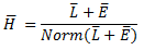 équation vectorielle à mi-chemin.