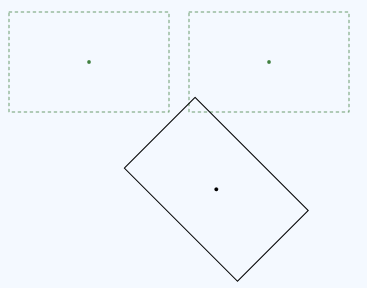 diagramme qui montre la traduction suivie d’une rotation.