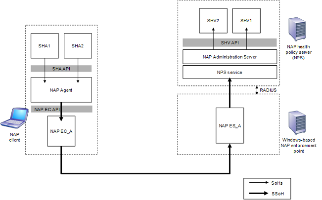 architecture de la communication client-serveur dans la plateforme nap