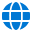 Collegamento ipertestuale globale blu 32