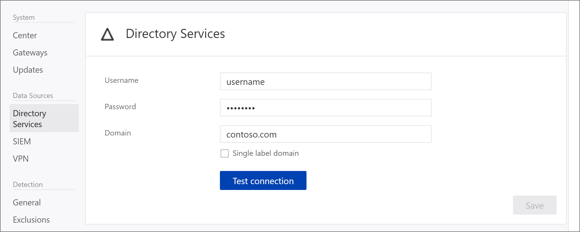 Immagine della modifica della password del gateway ATA.