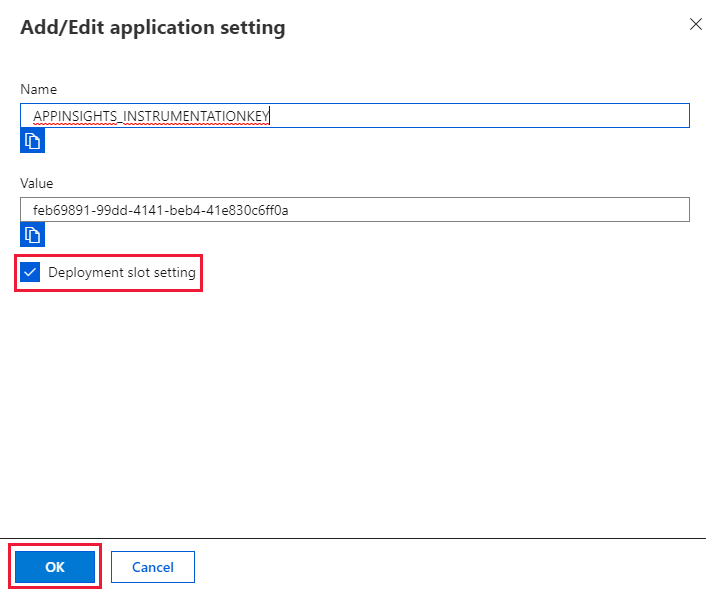 Configurare l'impostazione dello slot di distribuzione.