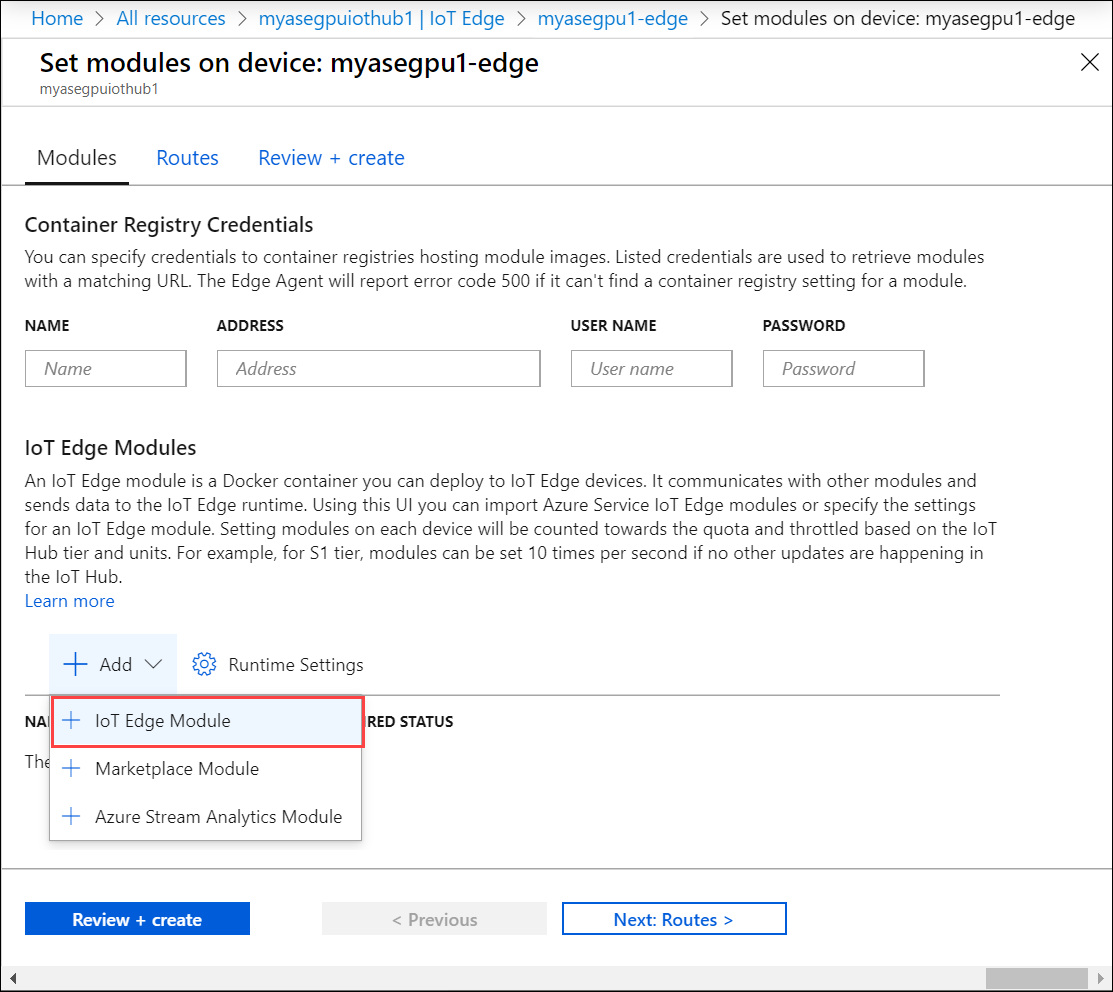 Configurare il modulo per l'uso della GPU 9