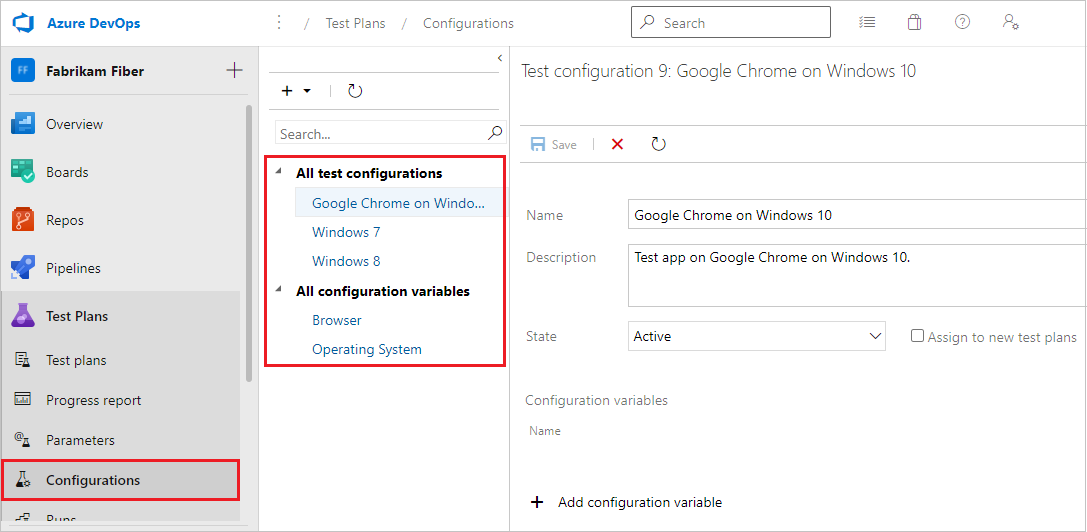 Screenshot di Editor di query, Eseguire query sui piani di test.