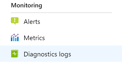 Log di diagnostica