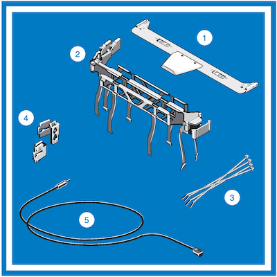 Illustrazione delle parti del CMA