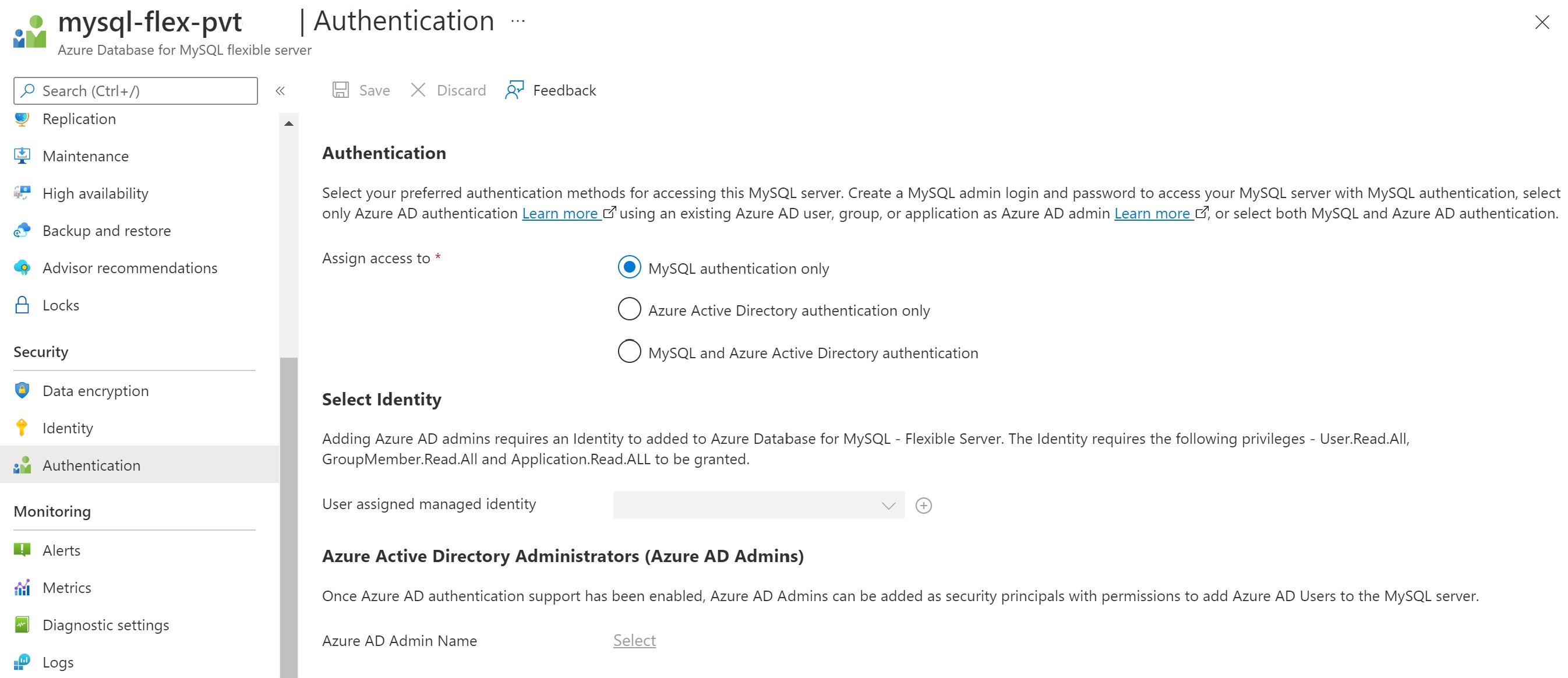 Diagramma di come configurare l'autenticazione di Microsoft Entra.