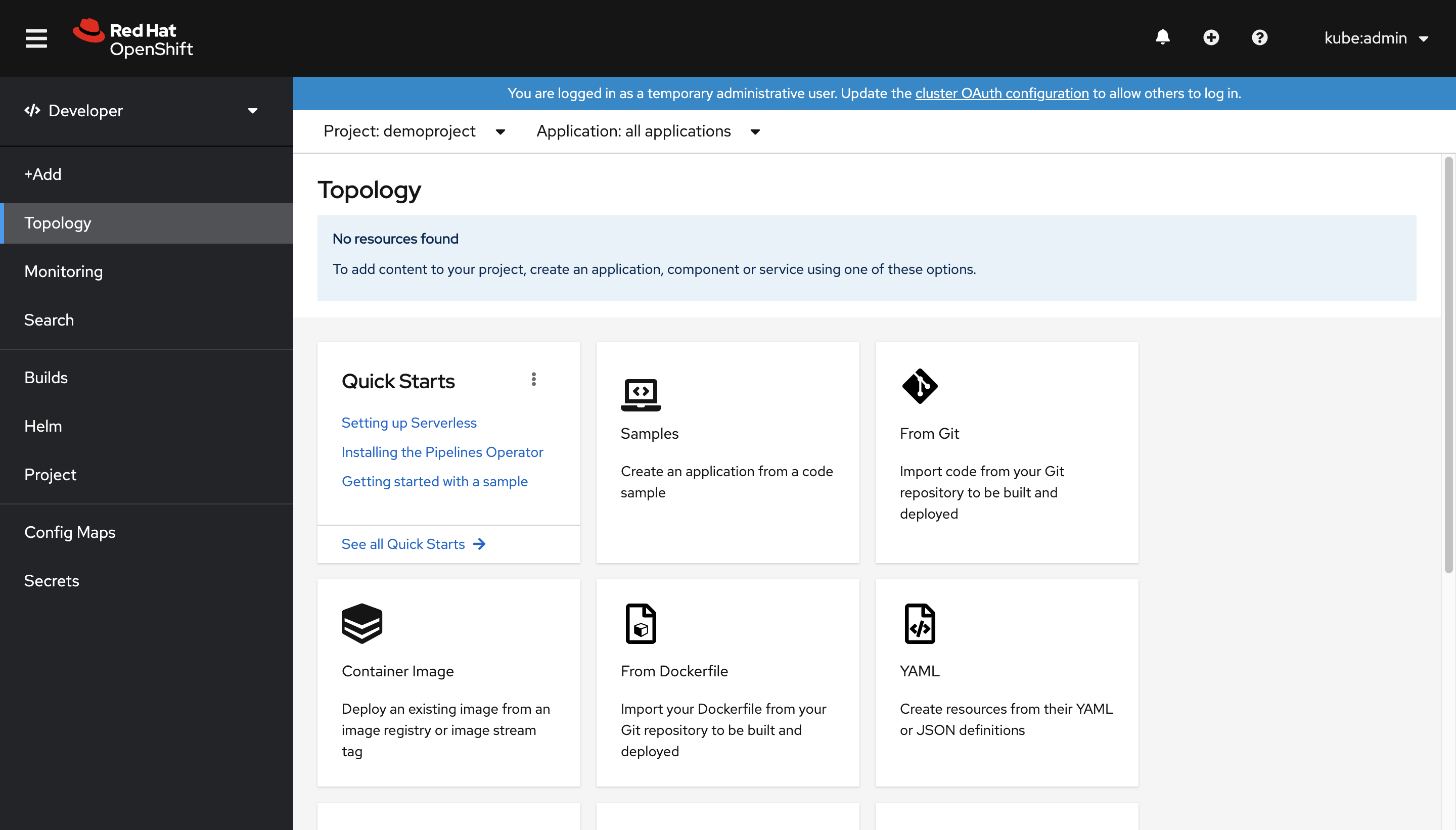 Topologia del progetto Azure Red Hat OpenShift