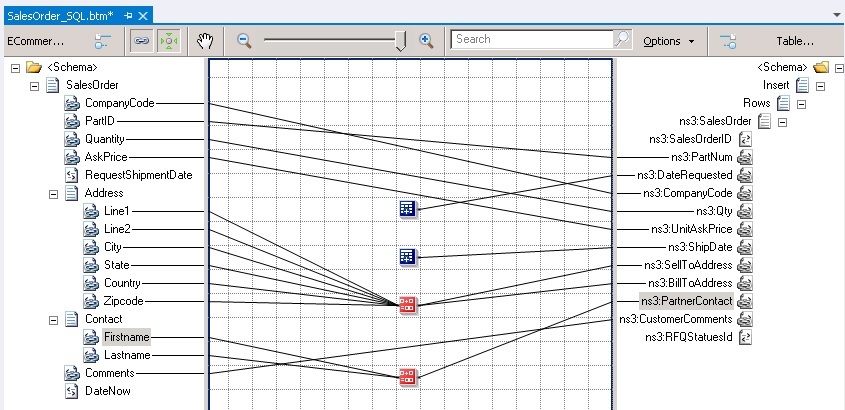 Eseguire il mapping per trasformare gli schemi