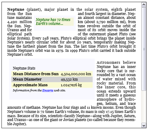 Screenshot di Base FlowDocumentScrollViewer: Basic FlowDocumentScrollViewer