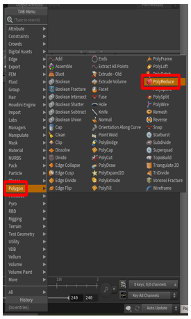 Comando PolyReduce.