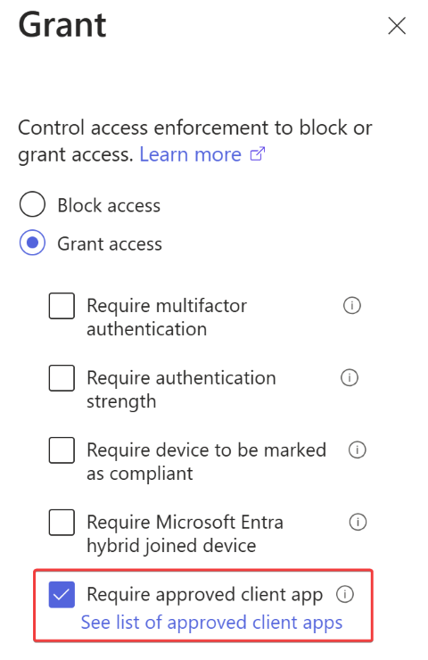 Controllo delle concessioni di accesso condizionale