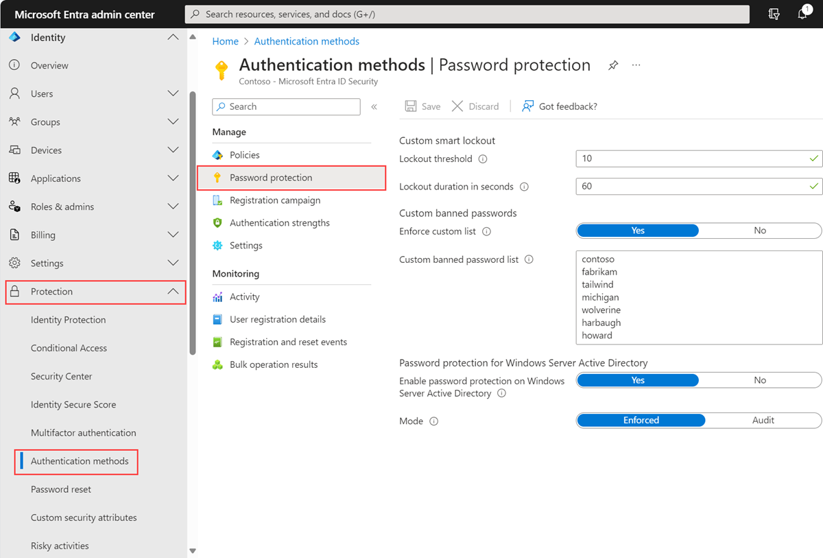 Personalizzare i criteri di blocco intelligente di Microsoft Entra nell'Interfaccia di amministrazione di Microsoft Entra