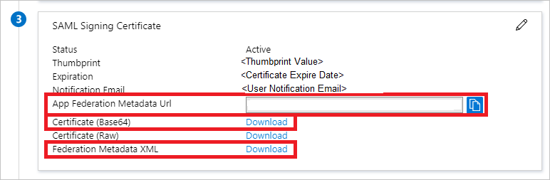 Collegamento di download del certificato