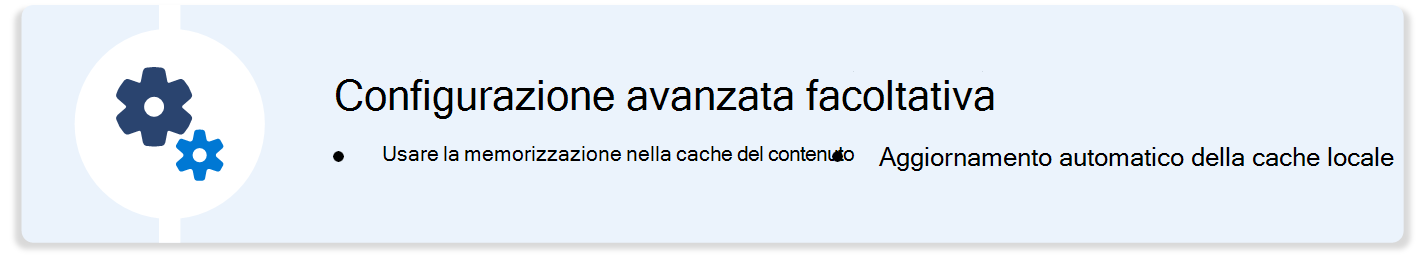 Diagramma che descrive l'uso della memorizzazione nella cache del contenuto e dell'app cache locale AutoUpdate nei dispositivi macOS tramite Microsoft Intune