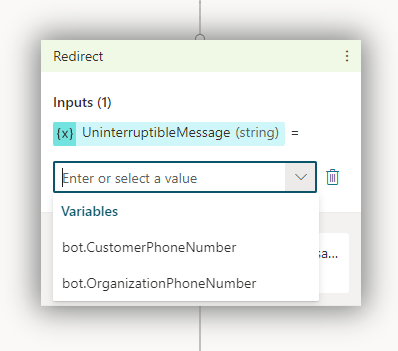 Imposta l'input per l'azione Invia messaggio vocale senza interruzioni.