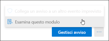 Opzione Rivedi modulo