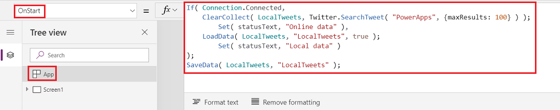 Formula per caricare tweet.