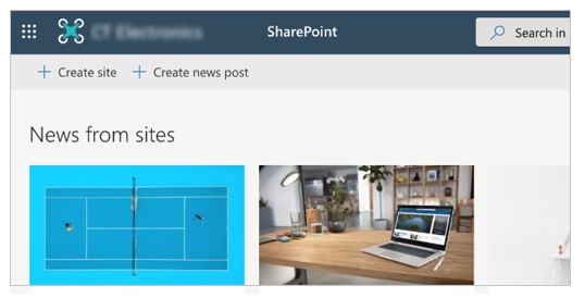 Sito SharePoint di esempio.