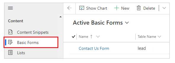 Moduli di base.