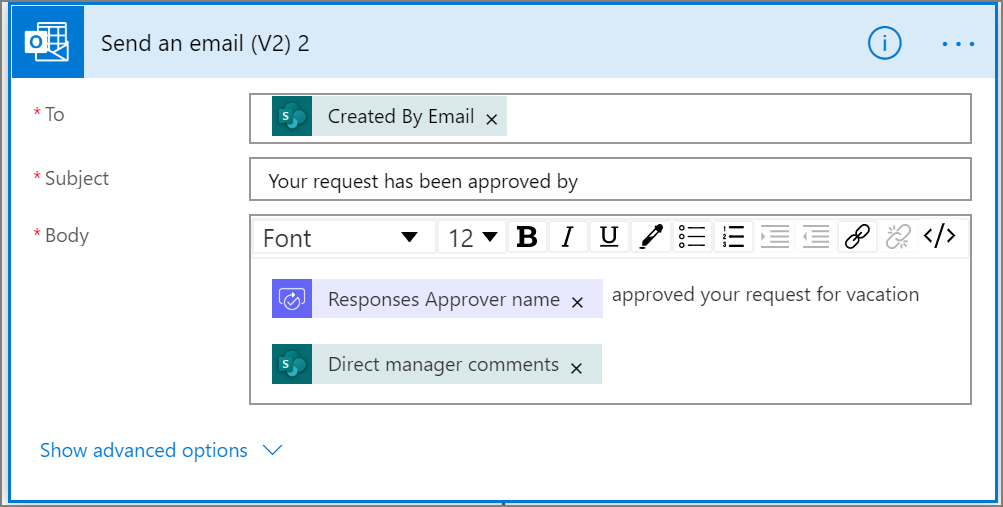 configurare il modello di posta elettronica preapprovato.