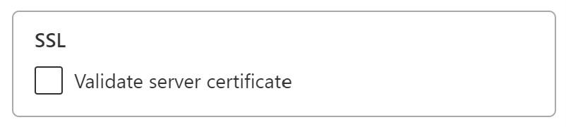 Screenshot della finestra di errore TLS/SSL disabilitando il certificato.