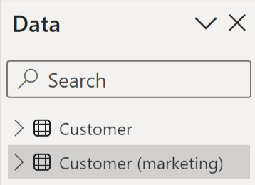 Finestra di dialogo che consente di specificare le regole di deduplicazione da applicare durante il caricamento da un modello semantico di Power BI o da un modello di Analysis Services.