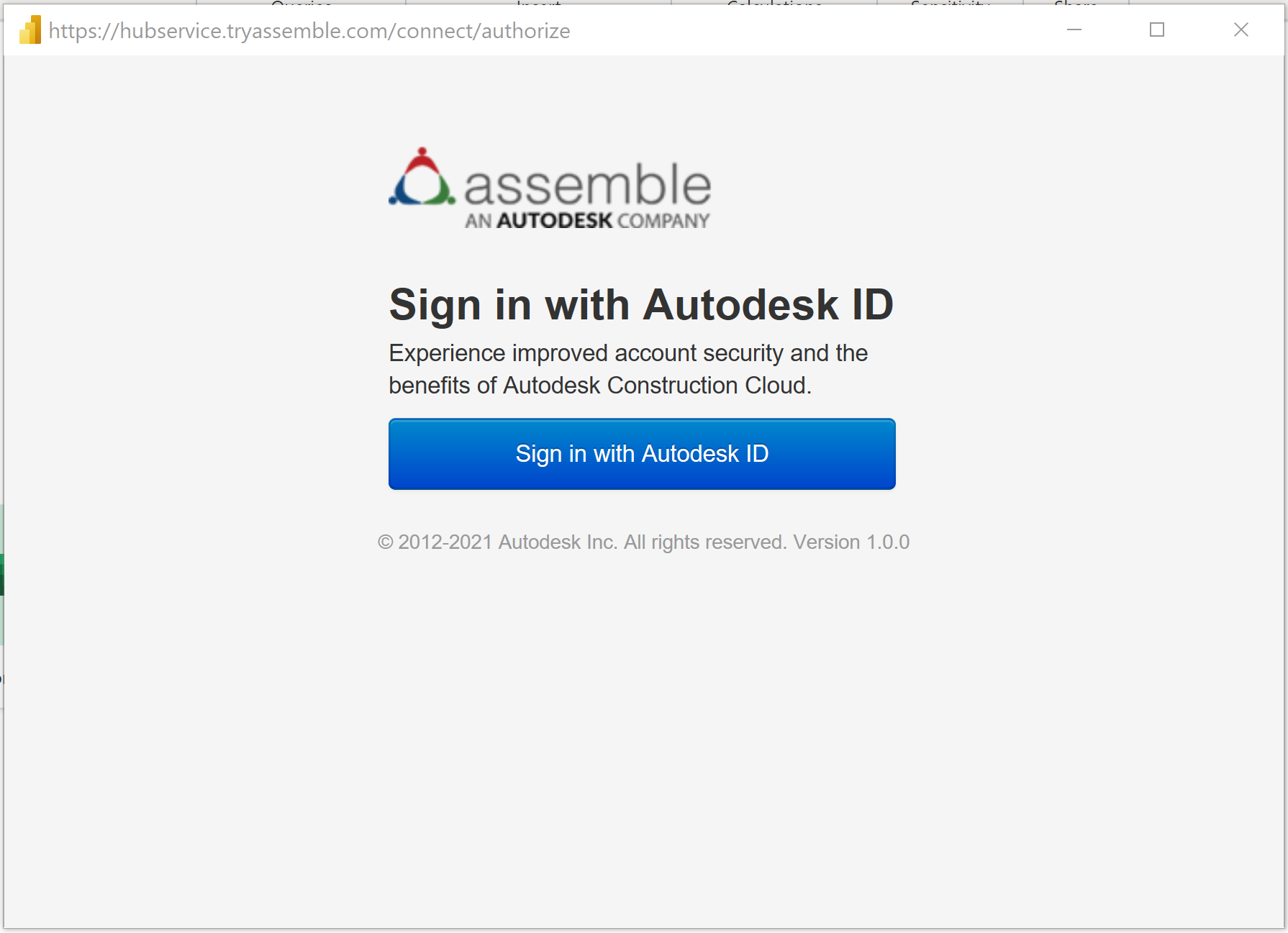 Accedere all'account Autodesk.