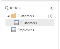 Riquadro Query spostato in.