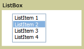 Schermata ListBox