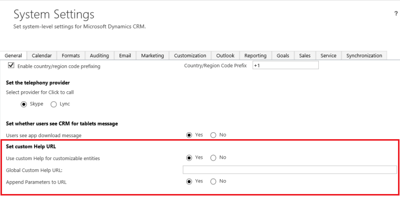 Guida personalizzata globale in Dynamics CRM