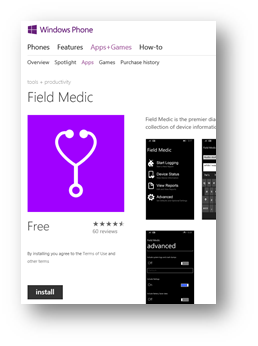 Installare l'app Field Medic