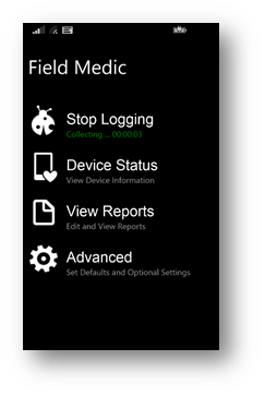 Field Medic: Registrazione eventi