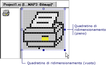 Quadratini di ridimensionamento