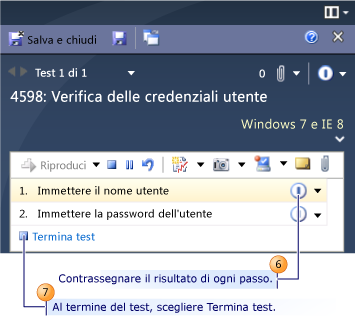 Esecuzione di test con Test Runner